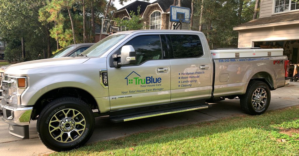 TruBlue Total House Care Truck