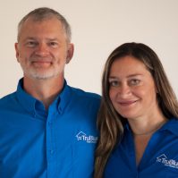 Elizabeth Estline and Thomas Meissner owners of TruBlue Total House Care Serving San Diego City North.