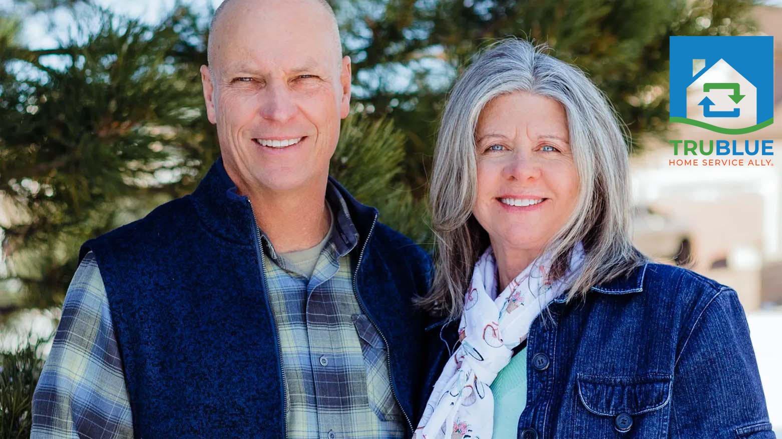 Jeff and Janet with TBL Logo